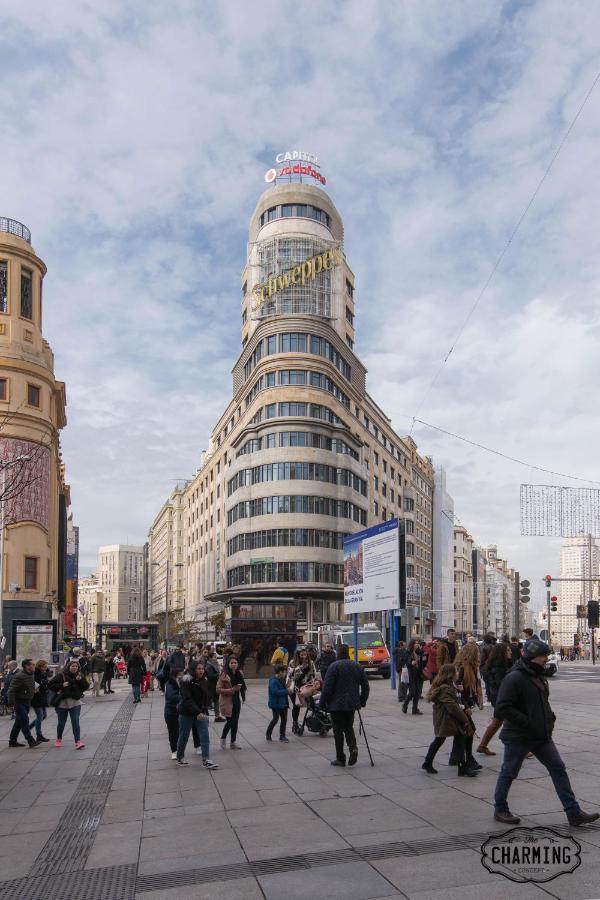 Charming Gran Via Center Daire Madrid Dış mekan fotoğraf